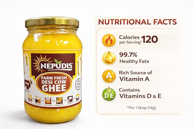 Nepudis A2 Desi Ghee-500ml