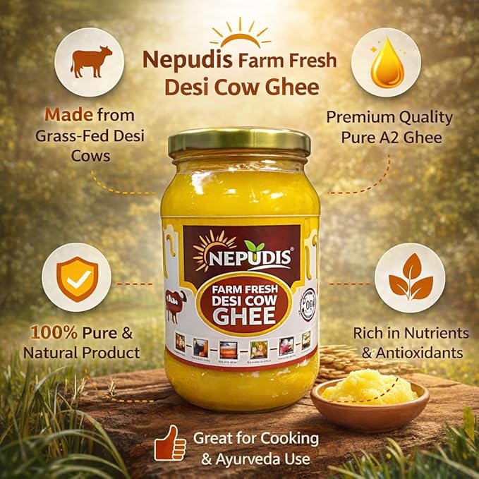 Nepudis A2 Desi Ghee-500ml