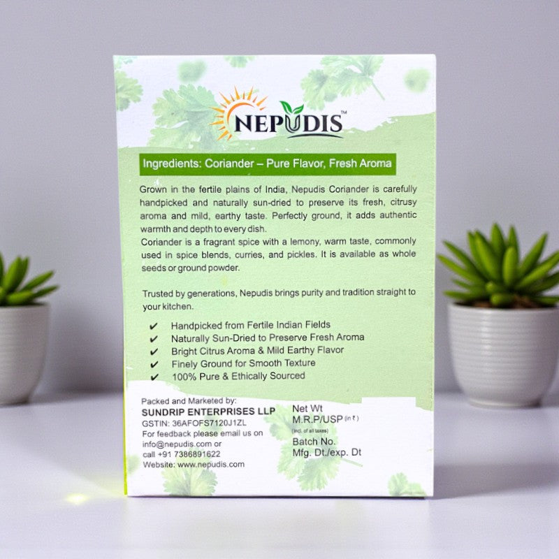 Nepudis Premium Coriander Powder – Fresh & Flavorful