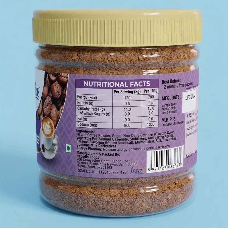 Nepudis Caramel Instant Coffee