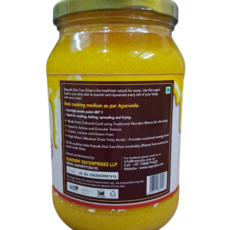 Nepudis A2 Desi Ghee-500ml
