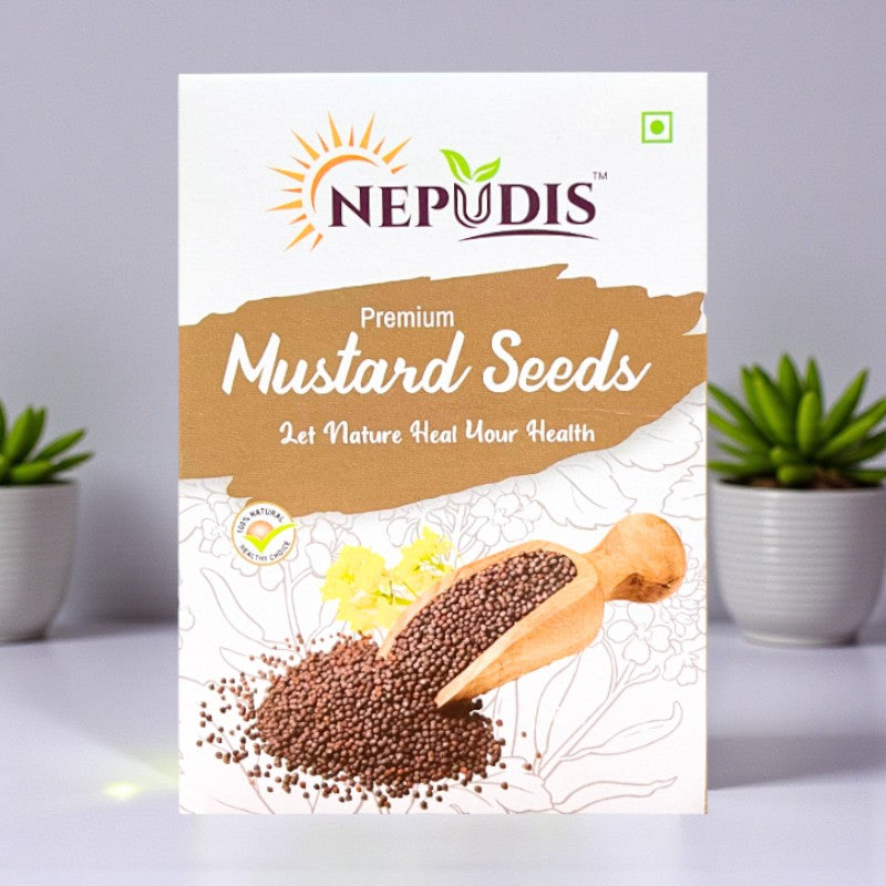 Nepudis Premium Mustard Seeds – Bold & Flavorful