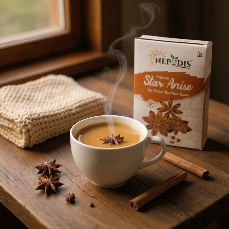 Nepudis Premium Star Anise – Aromatic & Flavorful Spice(Pack Of two)