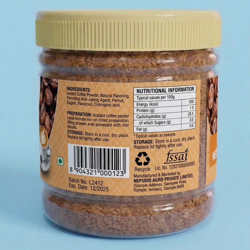 Nepudis Vanilla Instant Coffee