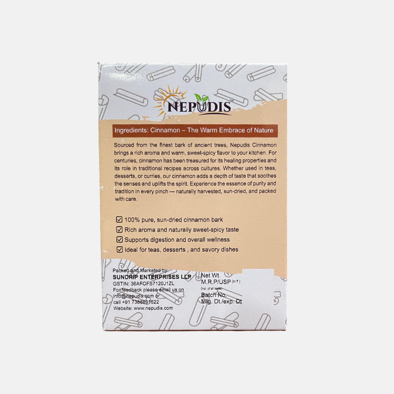 Nepudis Premium Cinnamon – Sweet & Aromatic Spice