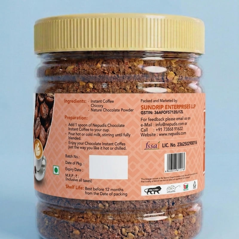 Nepudis Chocolate Instant Coffee