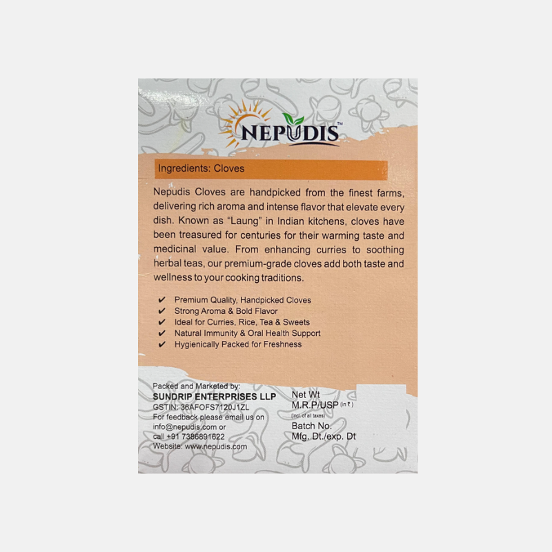 Nepudis Premium Cloves – Strong & Aromatic