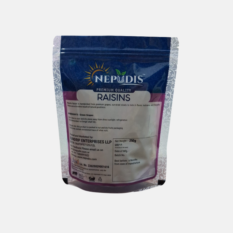 Nepudis Raisins – Nature’s Sweet Treat