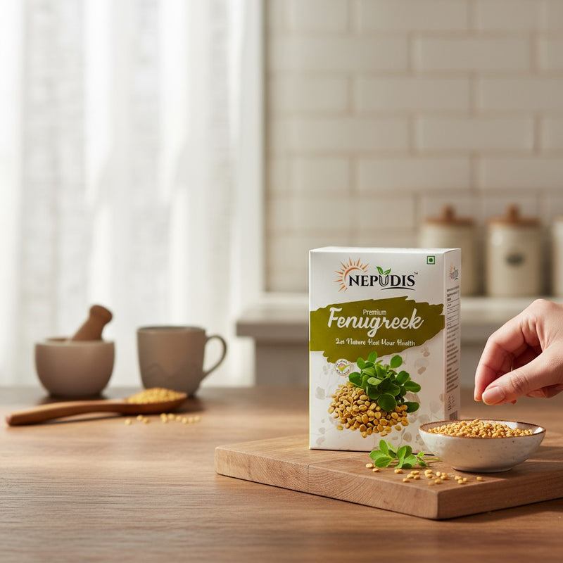 Nepudis Premium Fenugreek – Pure & Aromatic