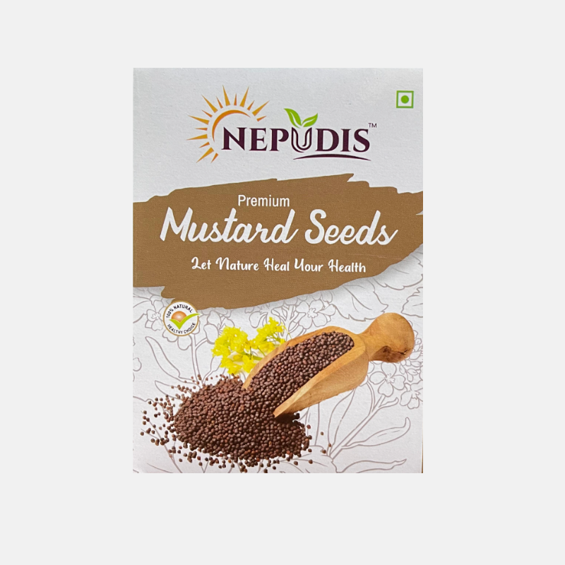 Nepudis Premium Mustard Seeds – Bold & Flavorful