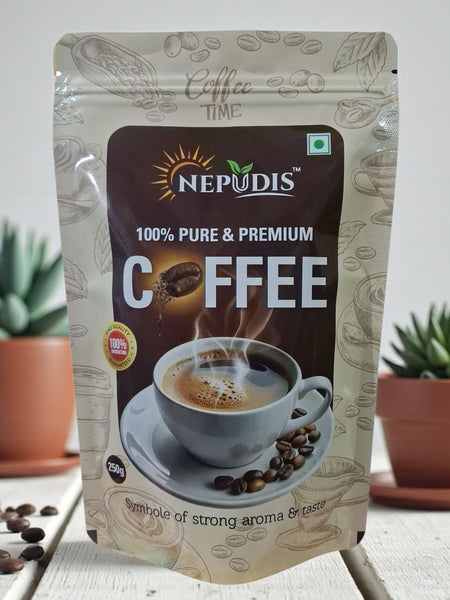 Nepudis Pure Coffee – 100% Natural Beans, Rich Flavor